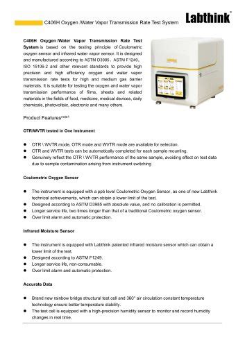 Oxygen Vapor Transmission Rate Test System importer|OX.